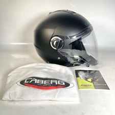 Caberg Riviera V4X Open Face Motorcycle Bike Helmet Dual Visor Large Matt Black