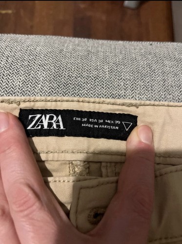 Zara men beige chino - zara, men's