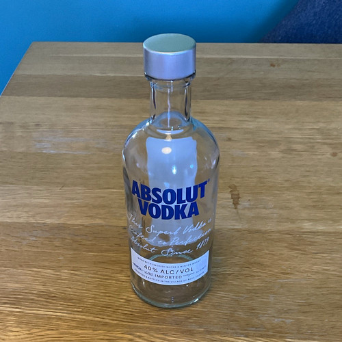 Absolut vodka imported empty - absolut,