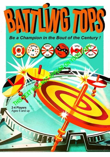 Vintage battling tops ideal - vintage,