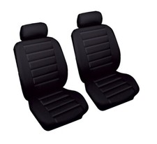 FOR VW GOLF MK3 91-98 Black Front Leather Look Car Seat Covers Airbag Ready
