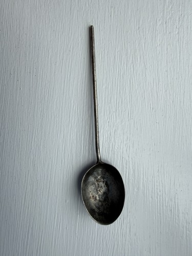 Antique silver spoon - antique,