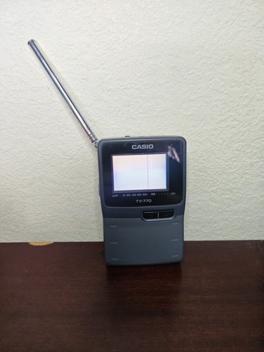 Casio 770d portable pocket - casio, tv-770d