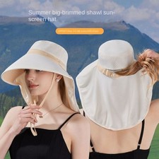 Summer Sun Hats Outdoor UV Anti Neck Protection Sun Visors Lady Fishing Hiking