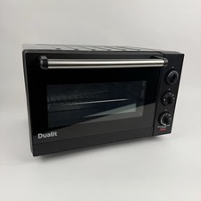 Dualit 22L Mini Oven Black - Large Capacity - 1600W - Shelf, Base Tray, Manual