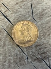 1893 full sovereign gold coin