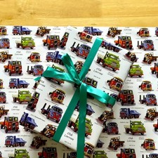 Old Lorries Gift Wrap | 70 x