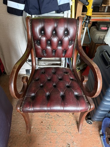 Leather chesterfield button - leather,
