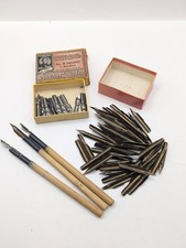 Antique Original William Mitchell & Joseph Gillott Pen Nibs