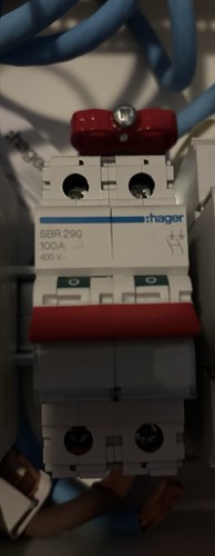 Hager sbr290 100a - 100a, double