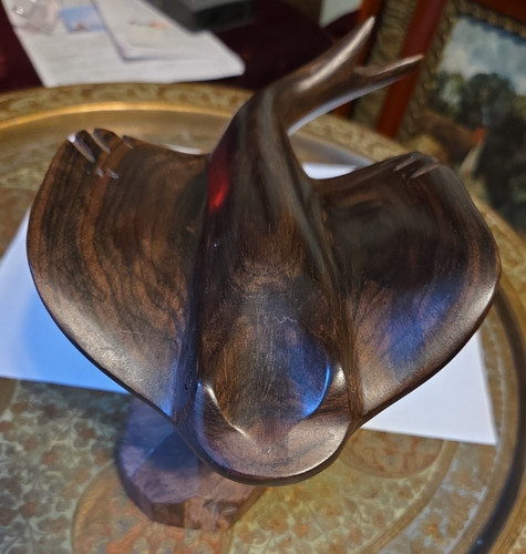 Stingray manta ray carved - ray,