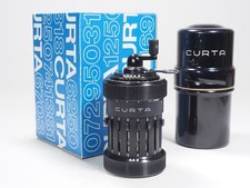 Curta Calculator 1954 Type 1 all metal w/can, box, 3 manuals, perfect function