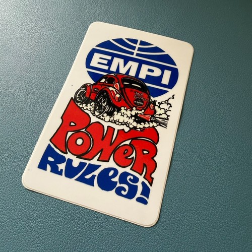 Empi power rules sticker 7cm - rules,