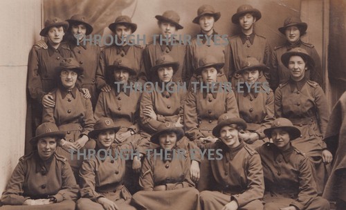 Ww1 photo postcard women - ww1,