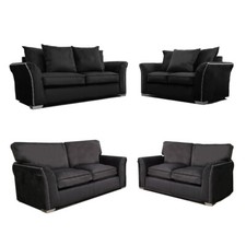 Mayfair Black Plush Velvet