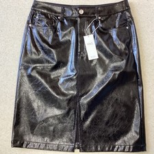 BNWT Ladies M&S Black Faux