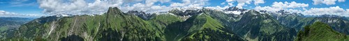 Model railway background alps - railway,