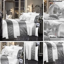 SPARKLE SEQUIN Duvet Cover Quilt Soft Cosy Bedding Set & Pillowcases All size UK