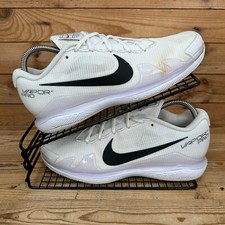 Nike Trainers Mens Size UK 7 Court Air Zoom Vapor Pro White Carpet Tennis Shoes