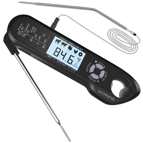 Roses poetry meat thermometer - meat,