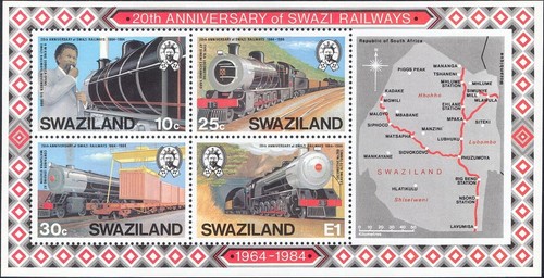 Swaziland 1984 steam - 1984,