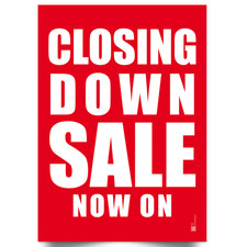 Closing Down Sale Poster