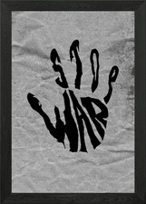 STOP WAR Framed Wall Art
