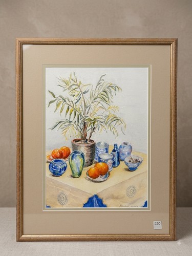 Original signed watercolour - original,