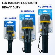 Battery 3-7 LED Rubber Torch