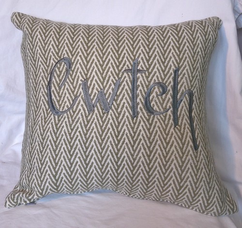 Cwtch welsh embroidered - cwtch, welsh,