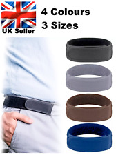 No buckle belt Adjustable x2 strong Elastic 4 colours 3 sizes UK Seller