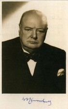 WINSTON CHURCHILL Signed