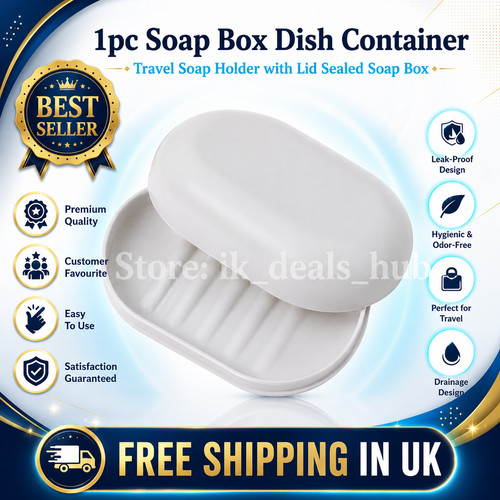 1pc soap box - soap, container