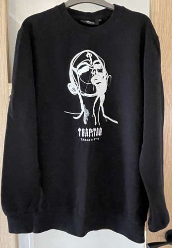 Trapstar black sweatshirt size - trapstar,