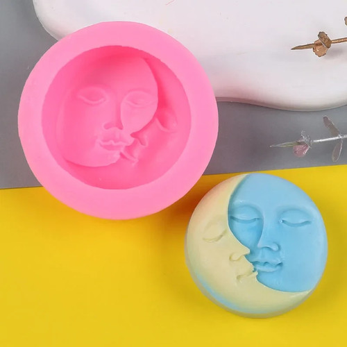 Diy silicone sun moon face - diy,