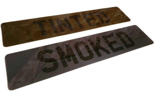 Smoked tinted pair printed - smoked,