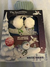 New - The Snowman Character Hot Water Bottle - Raymond Briggs - Very rare