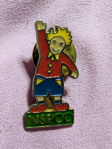 Nspcc charity pin badge boy - pin,