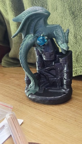 Ceramic dragon insense holder - insense,