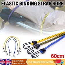 🔥3PCS Bungee Cord With Hooks Elastic Luggage Straps Rope Roof Rack Car Van Bike