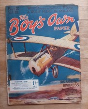 Boy's Own Paper magazine 1918