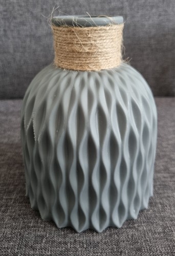 Grey plastic nordic style - nordic, vase
