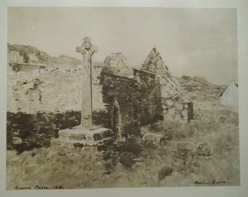 Oronsay priory cross - priory,