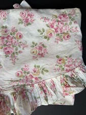 EUC! Rachel Ashwell Simply SHABBY CHIC 70” ROUND TABLECLOTH Flowers BLUSH BEAUTY