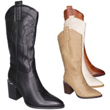 Cowboy Western Boots Mid Calf