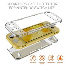For Nintendo Switch Lite Transparent Clear Shockproof Protective Hard Case Cover