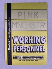 Pink P!nk Pass Ticket Original