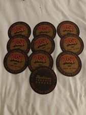 10 x Rush Day Beer Mats Neil