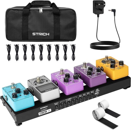 Strich guitar pedal board with - guitar,