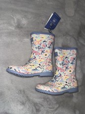 Joules Blue Flower Wellington